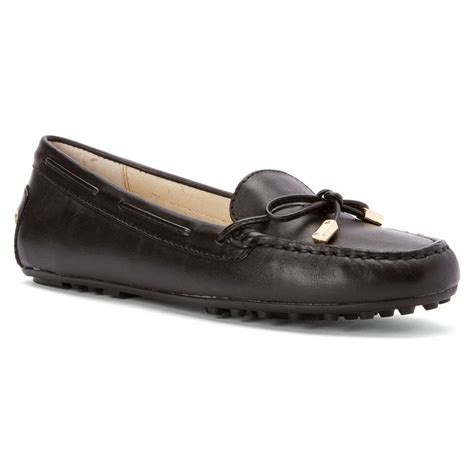 michael kors daisy moc flats black|michael kors ladies flats.